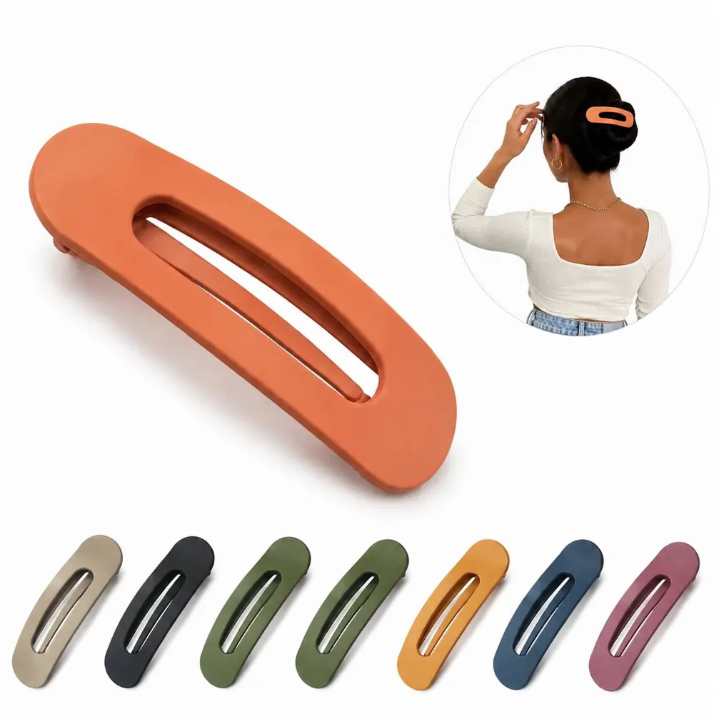 Non-Slip Flat Hair Clips for Strong Hold Styling 2
