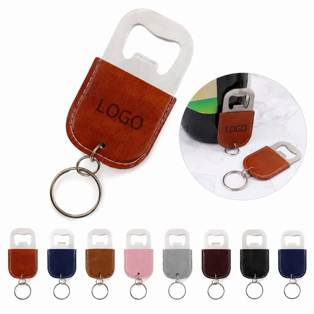 PU Leather Bottle Opener Case, Protective Cover