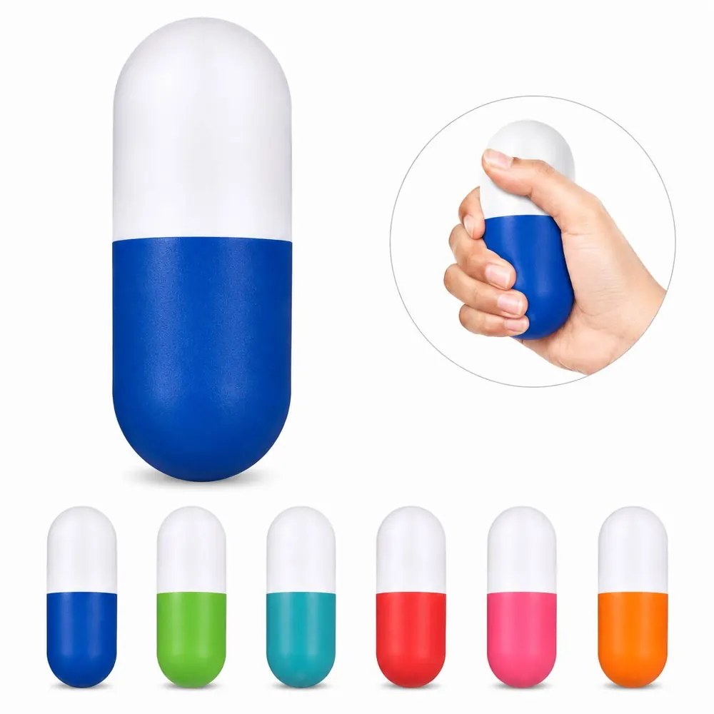 Vitamin Pill PU Foam Stress Ball for Anxiety Relief 2