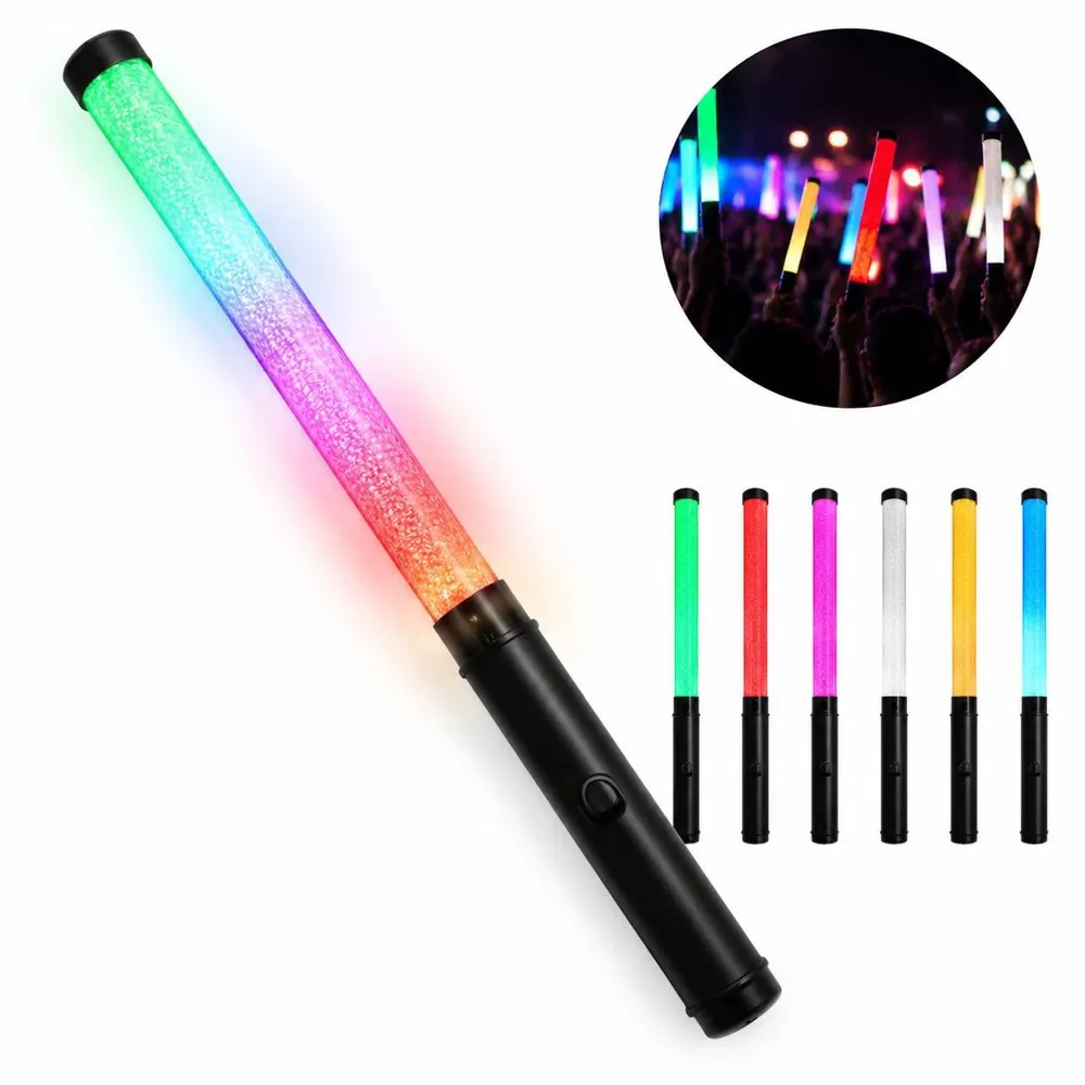 15-Color Remote LED Glow Stick for Concert Cheer Wand 2