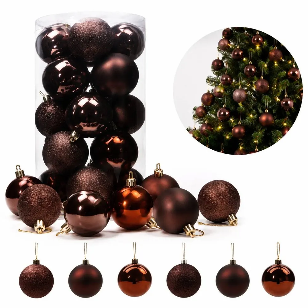 Vibrant Ornament Ball Set for Christmas Tree Decorations 2