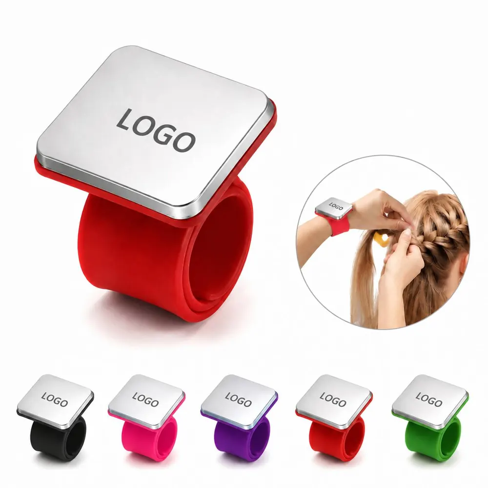 Magnetic Silicone Wristband for Hair Stylist Pins & Clips