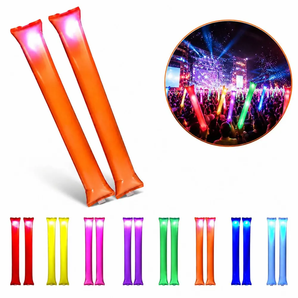 LED Inflatable Cheer Sticks with Bright Illumination 2