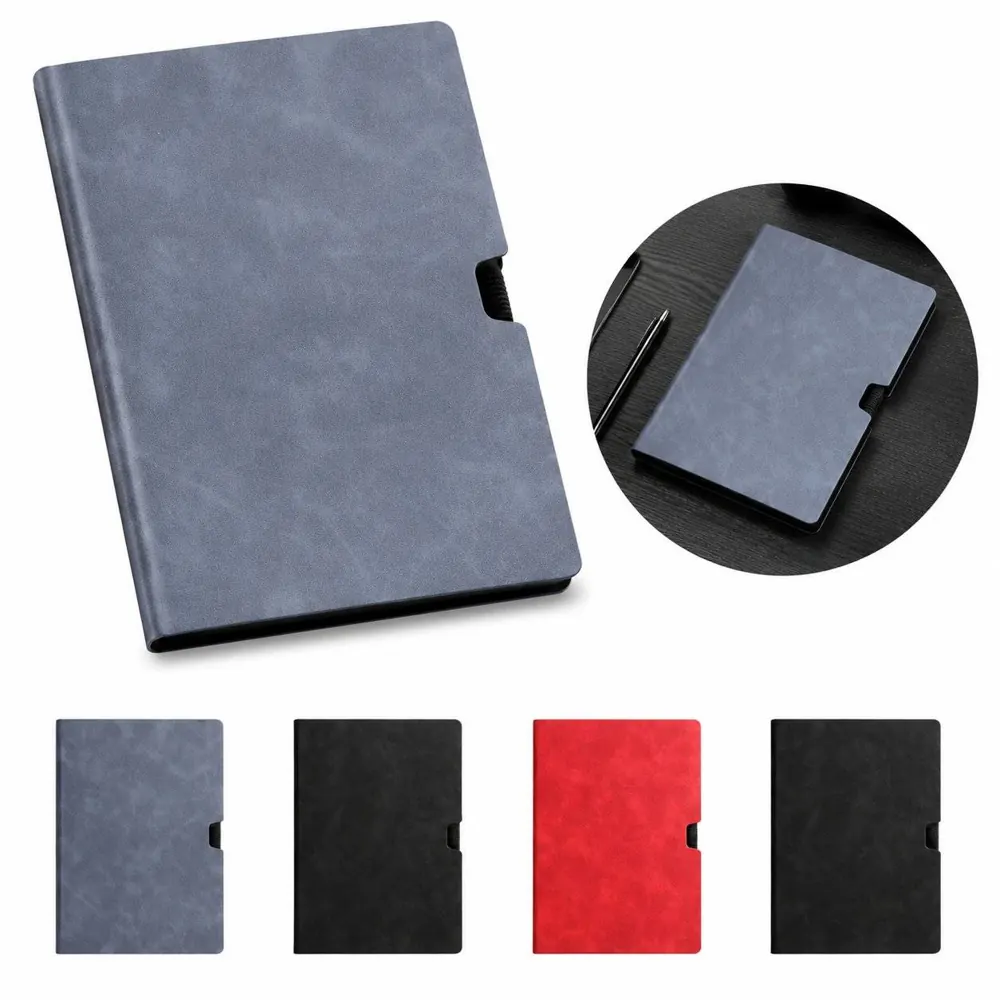 A5 PU Leather Lined Journal with Pen Loop and Elastic 2