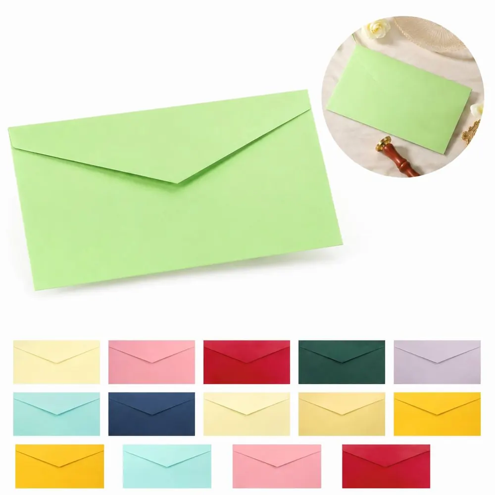 10-Color Customizable Invitation Envelopes for Weddings 2
