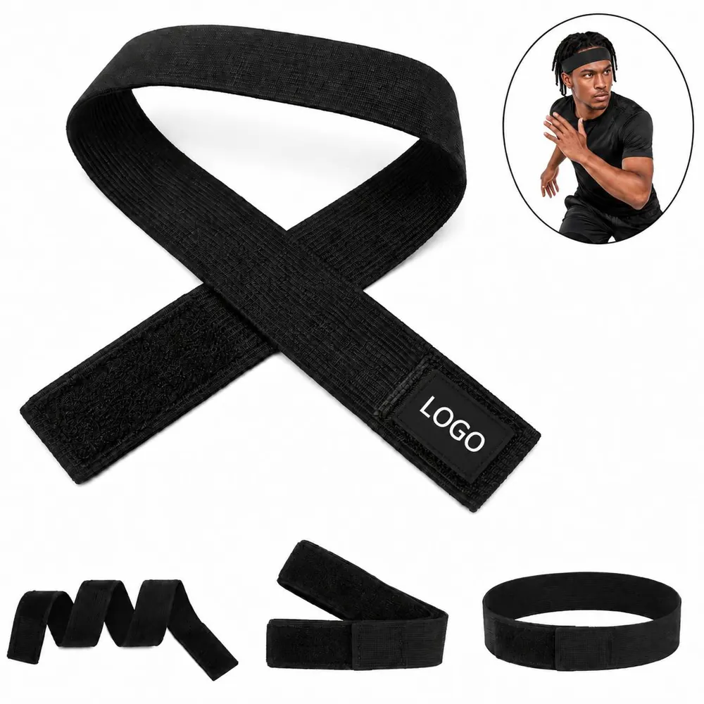 Adjustable hook-and-loop Wig Headband for Secure No-Slip Fit