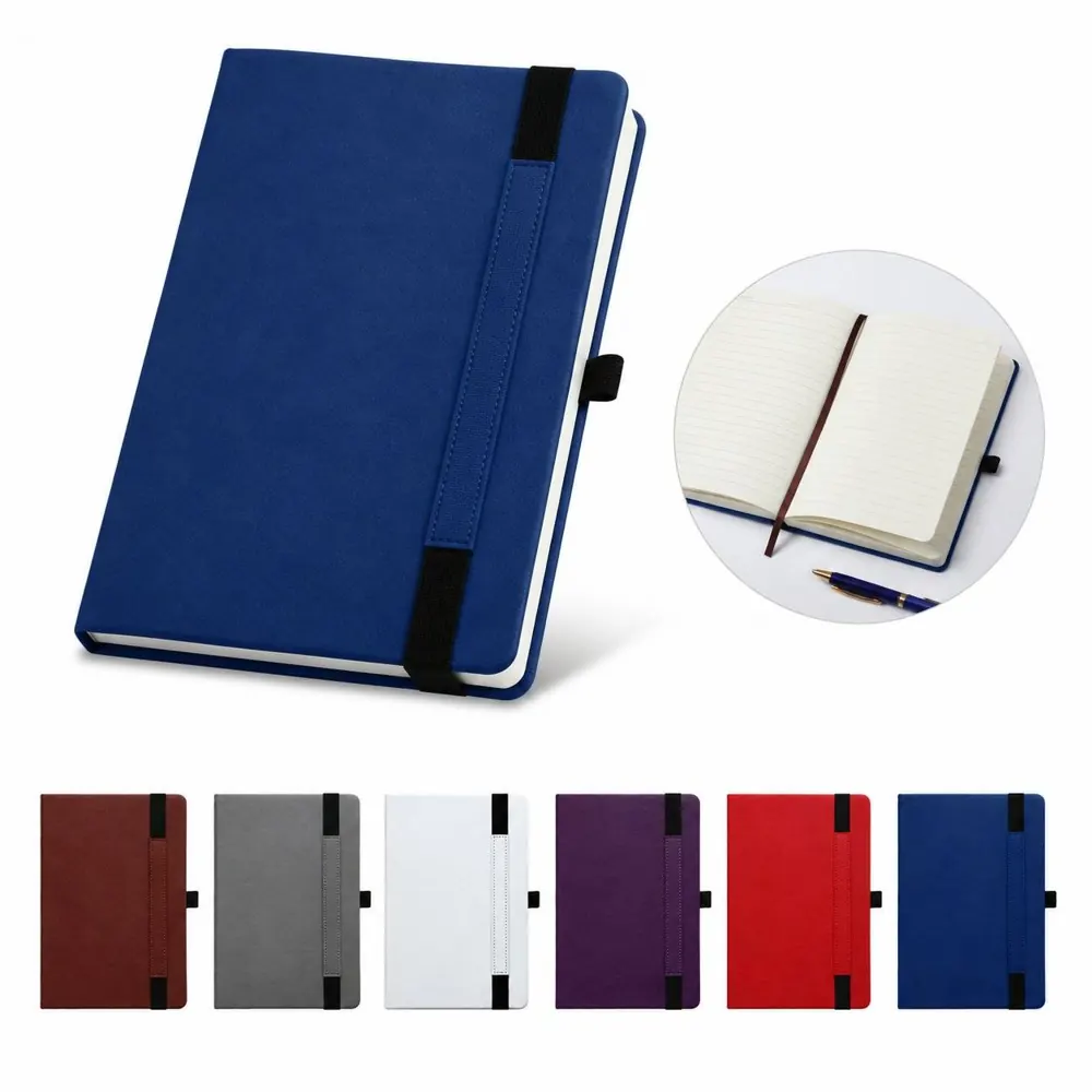 PU Lined Journal Notebook with Pen Loop 2