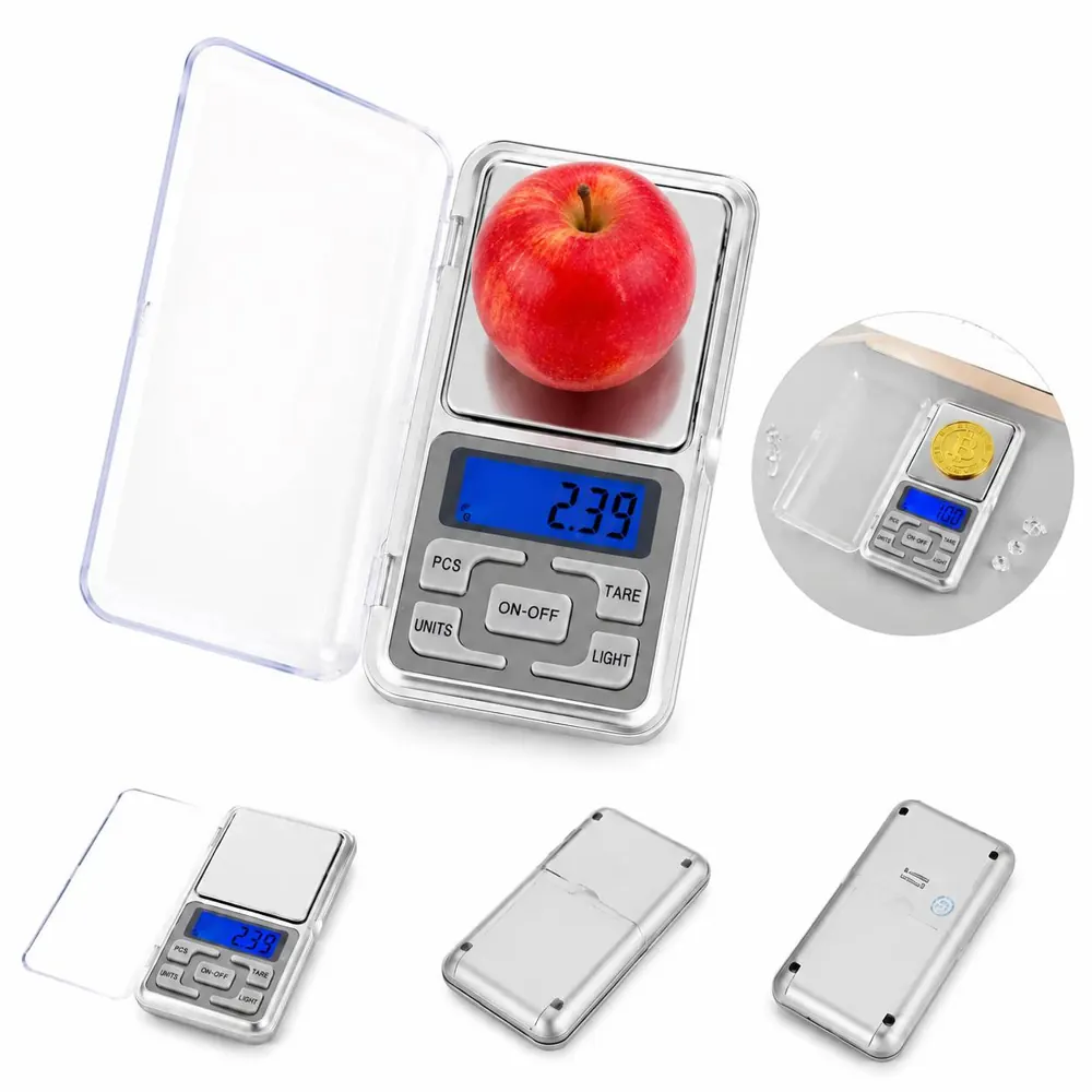 Mini Digital Pocket Scale 100g/0.01g Jewelry Weighing LCD 2