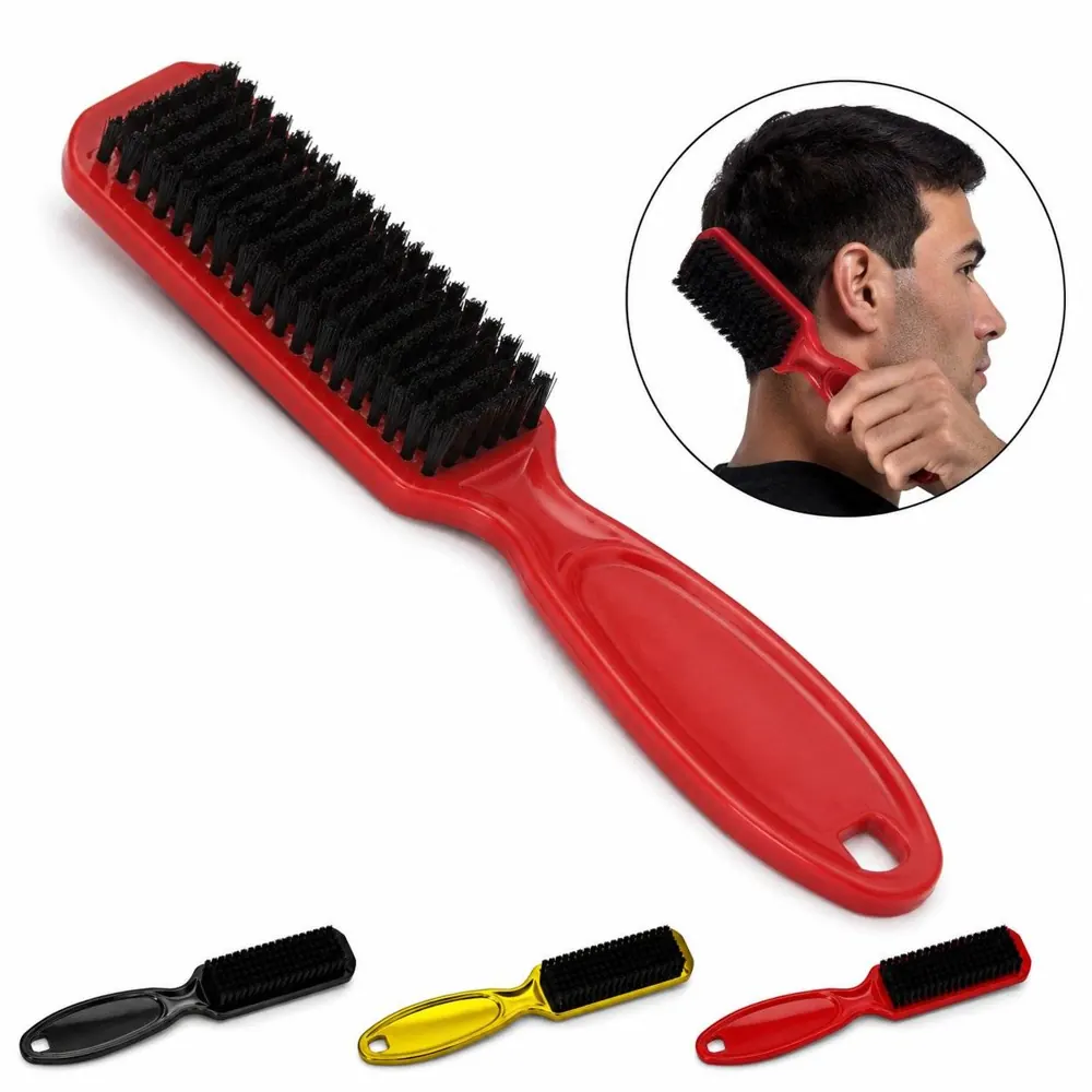 Dense Bristle Barber Neck Sweep Brush for Hair Clippings 2