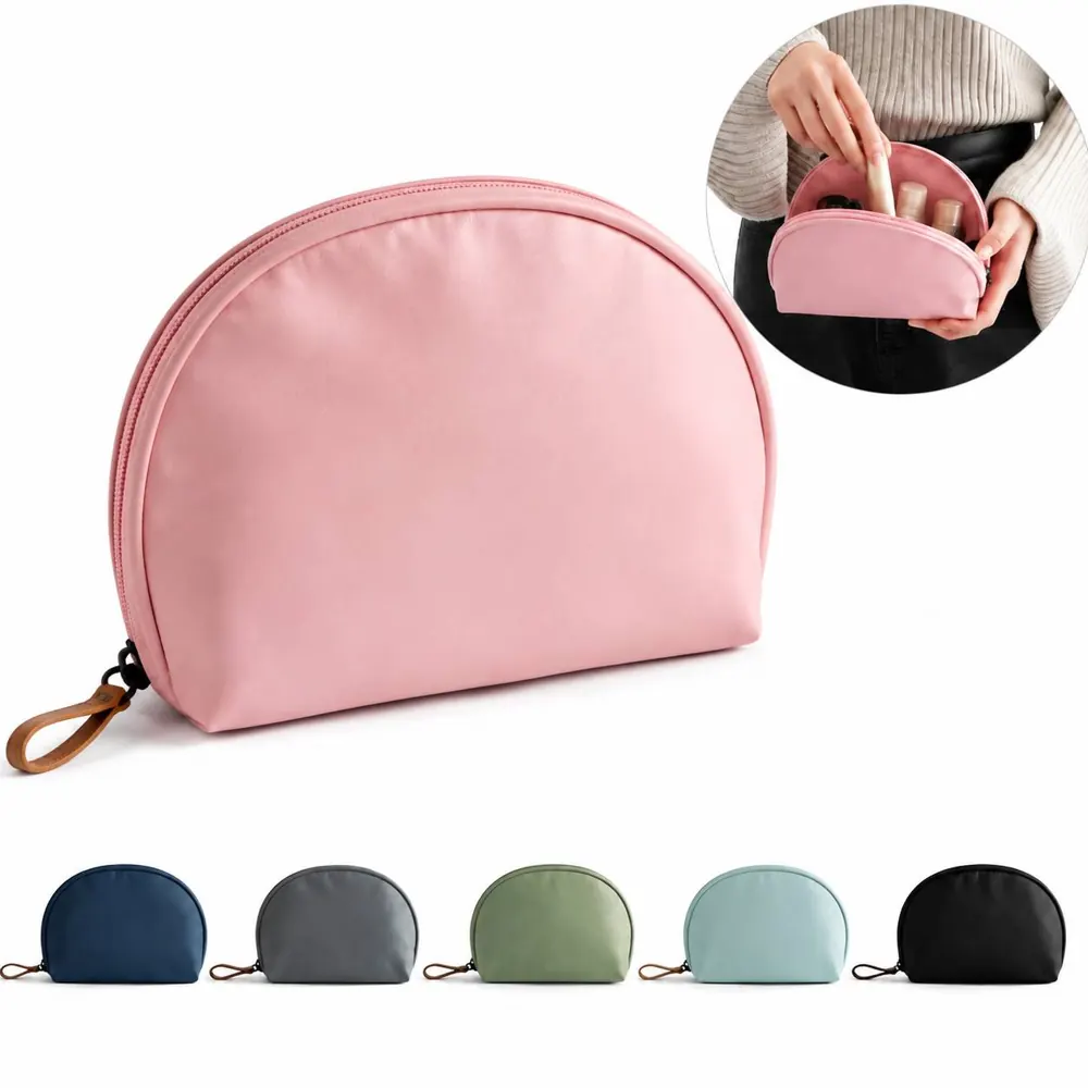 Waterproof Canvas Zipper Pouch Makeup Bag Travel Organizer 2