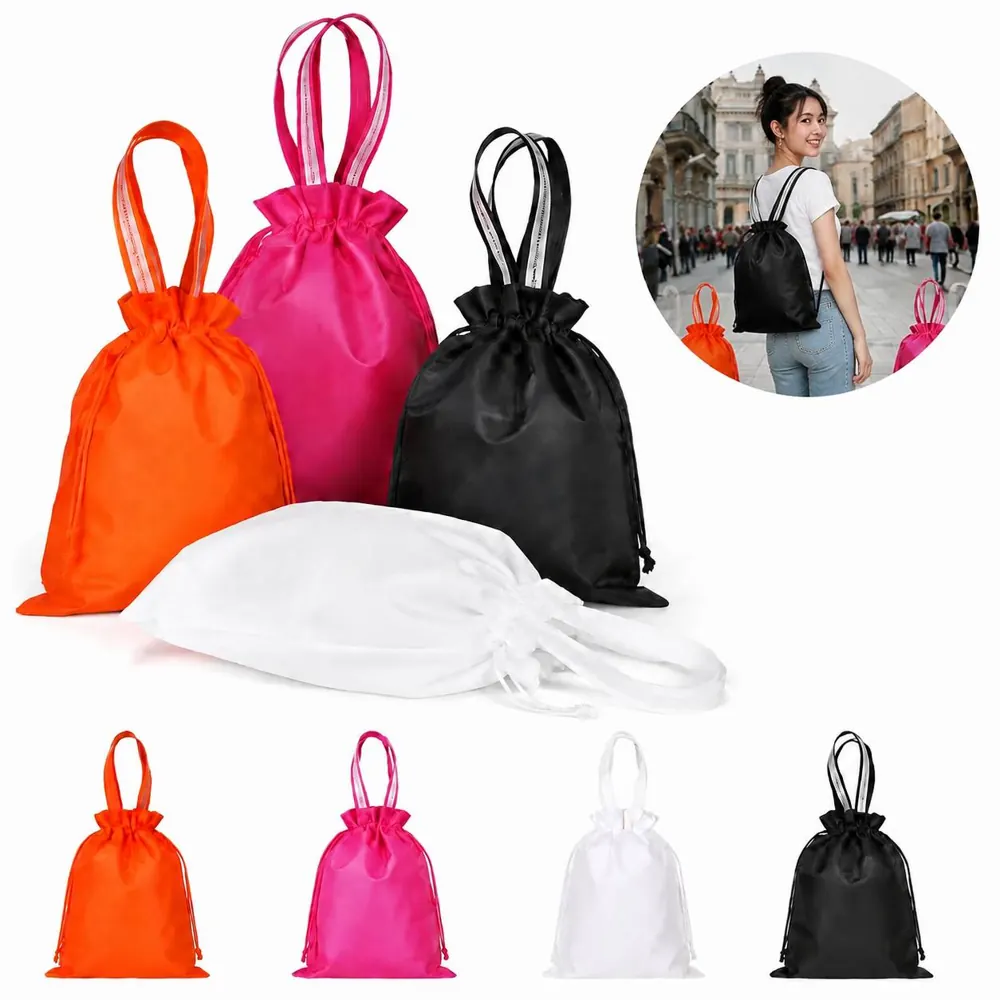 Eco-Friendly Non-Woven Drawstring Bag with Sturdy Closure 2