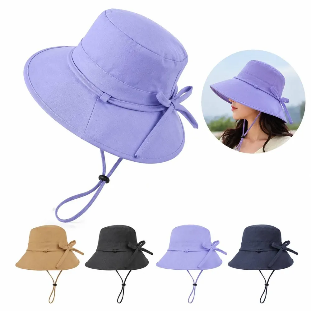 Women's Adjustable Bow Fisherman Hat with Wide Brim 2