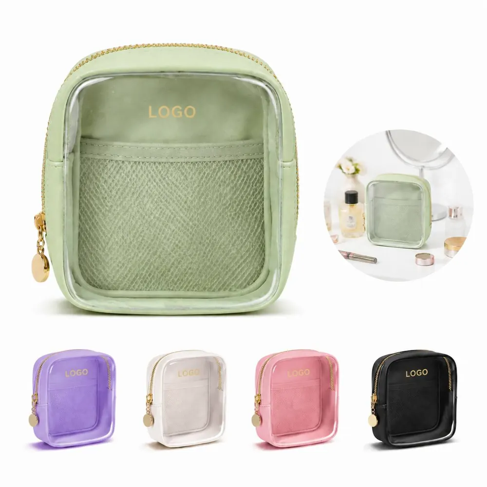 Waterproof Clear Makeup Pouch for Travel and Daily