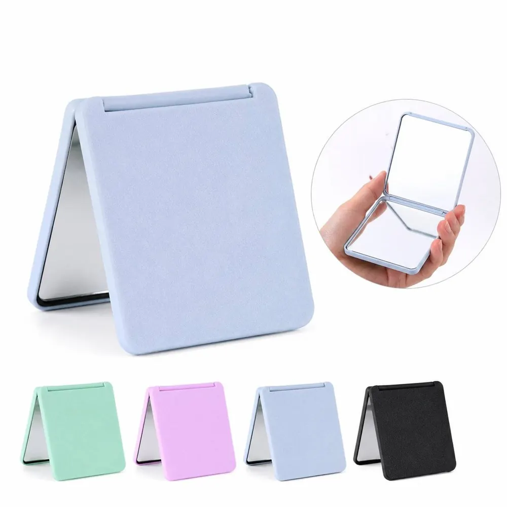 Compact Glass Pocket Mirror for On-the-Go Grooming 2