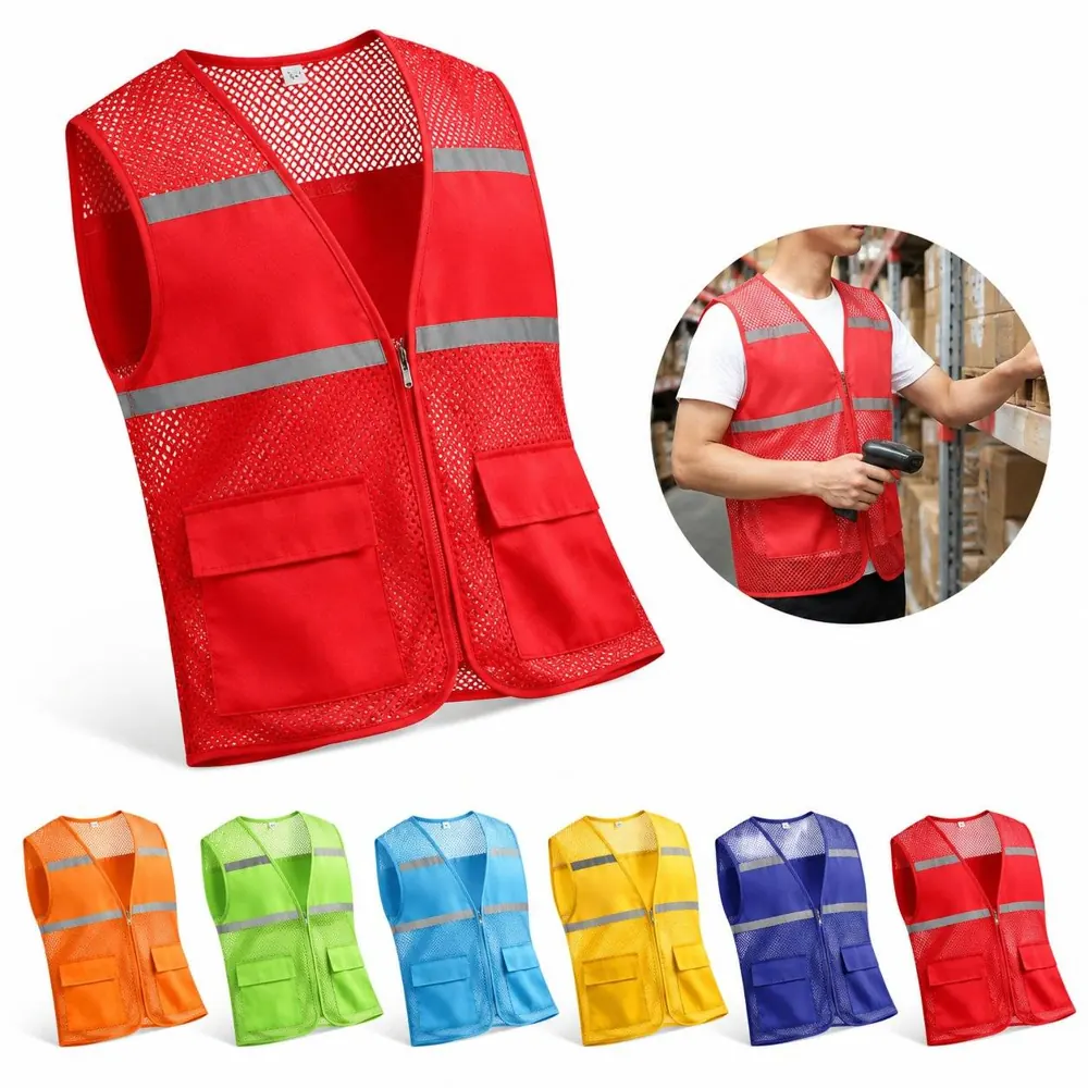 Fishing Net Volunteer Vest with Multiple Tool Pockets 2