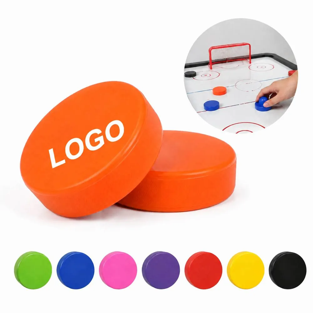 Foam Ice Hockey Puck Stress Ball for Hand Exercise & Relief
