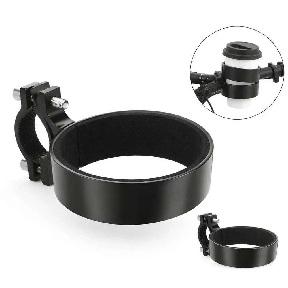 Aluminum Bike Cup Holder with Adjustable Handlebar Clamp 2
