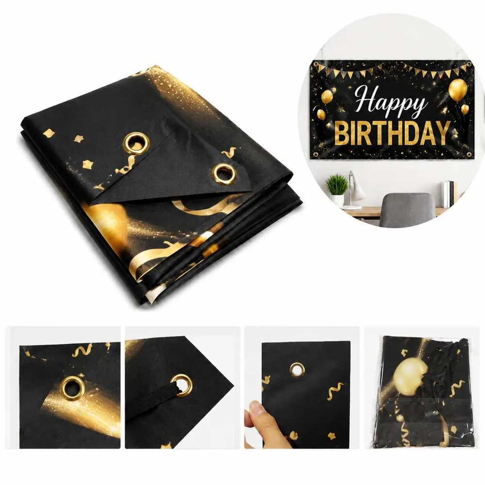 Graduation Polyester Backdrop for Party Photo Booth Decor 2
