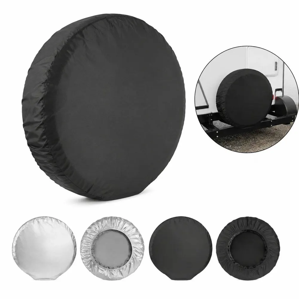 Durable Polyester Taffeta Spare Tire Cover for UV and Dust 2