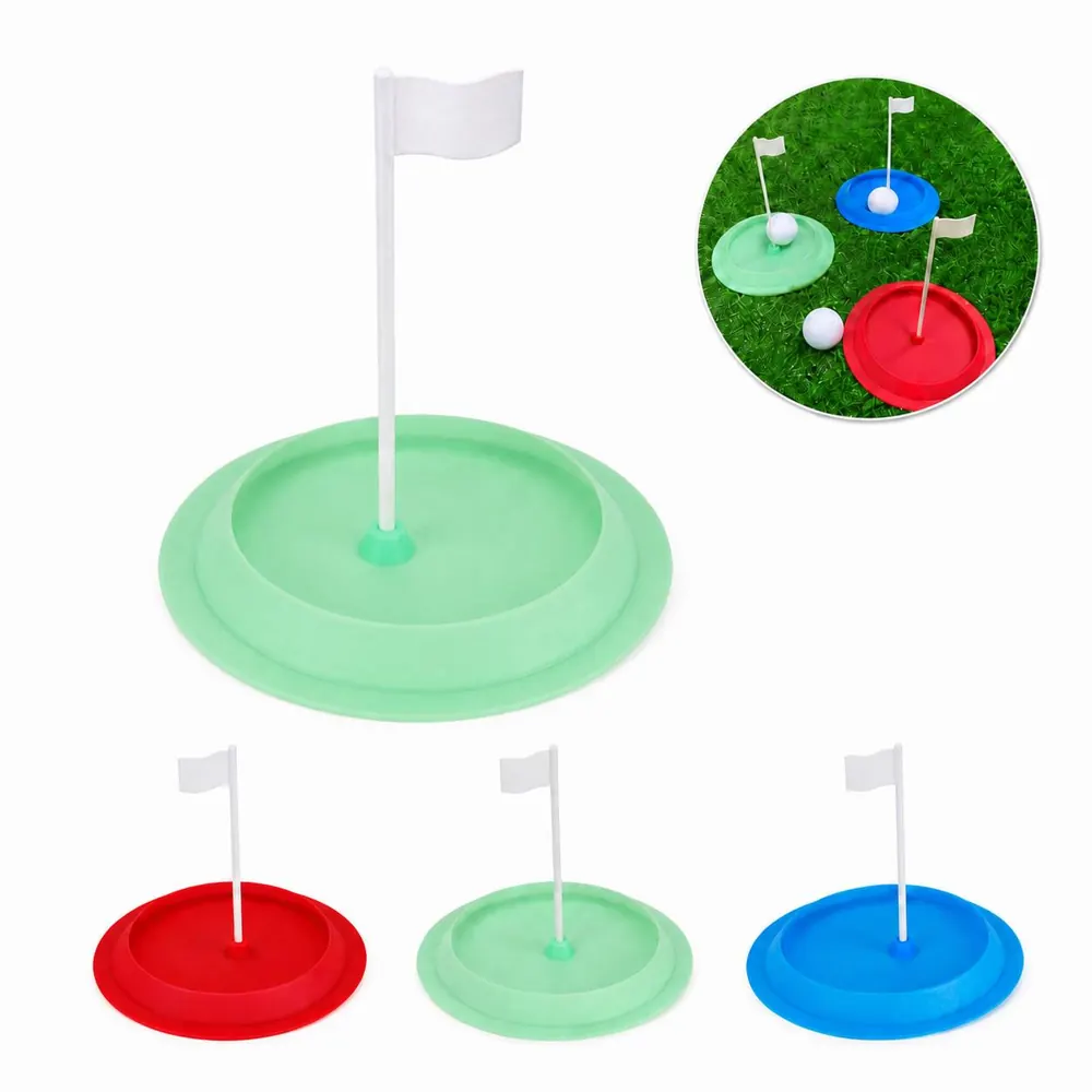 Portable Golf Putting Training Cup with Flag 2