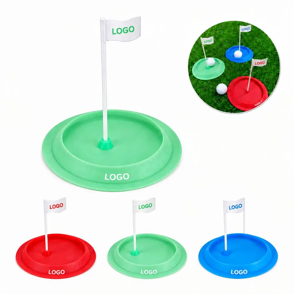 Portable Golf Putting Training Cup with Flag