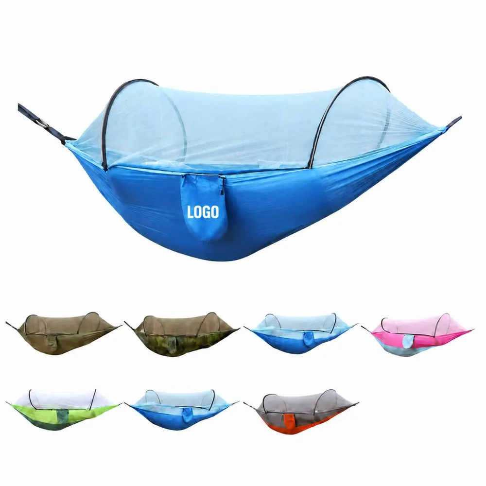 Portable Camping Hammock with Mosquito Net for Outdoor