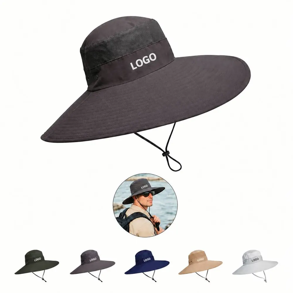 Wide Brim UPF 50+ Sun Hat for Fishing and Hiking