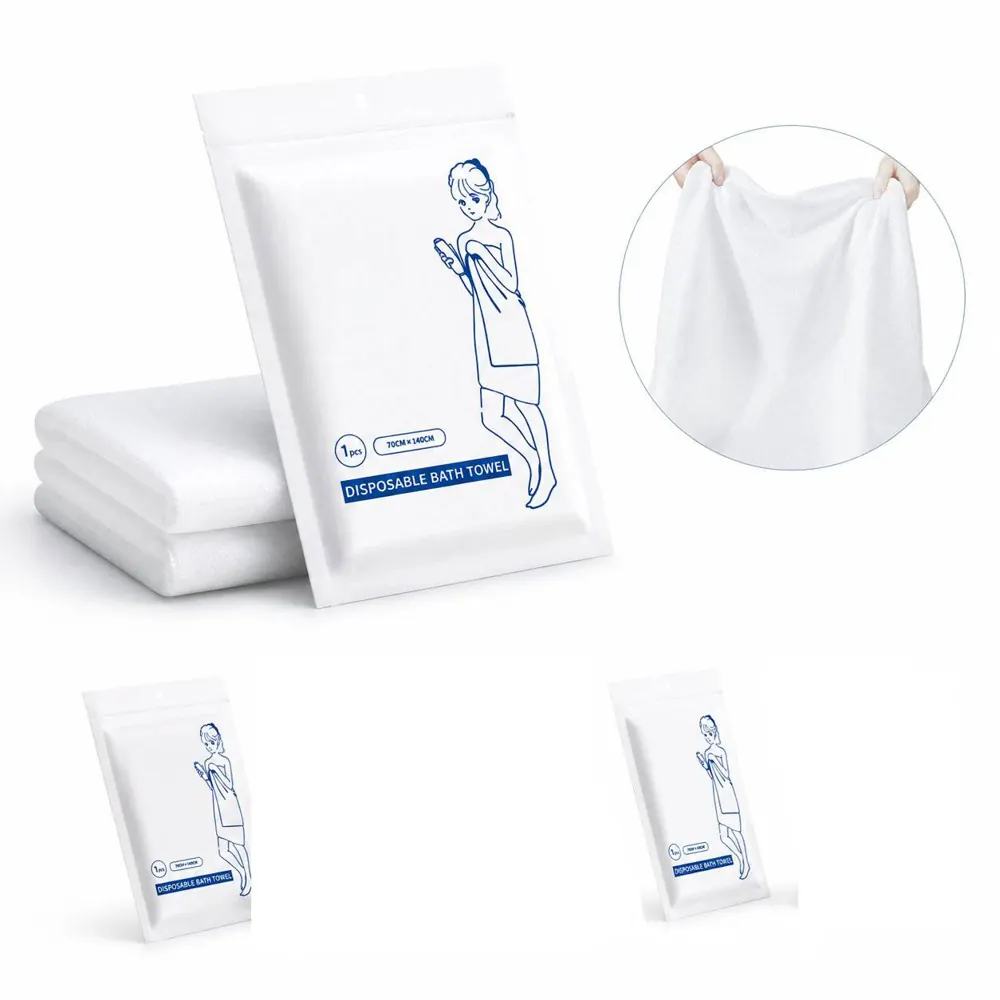 Soft Disposable Bath Towels Individually Wrapped 2