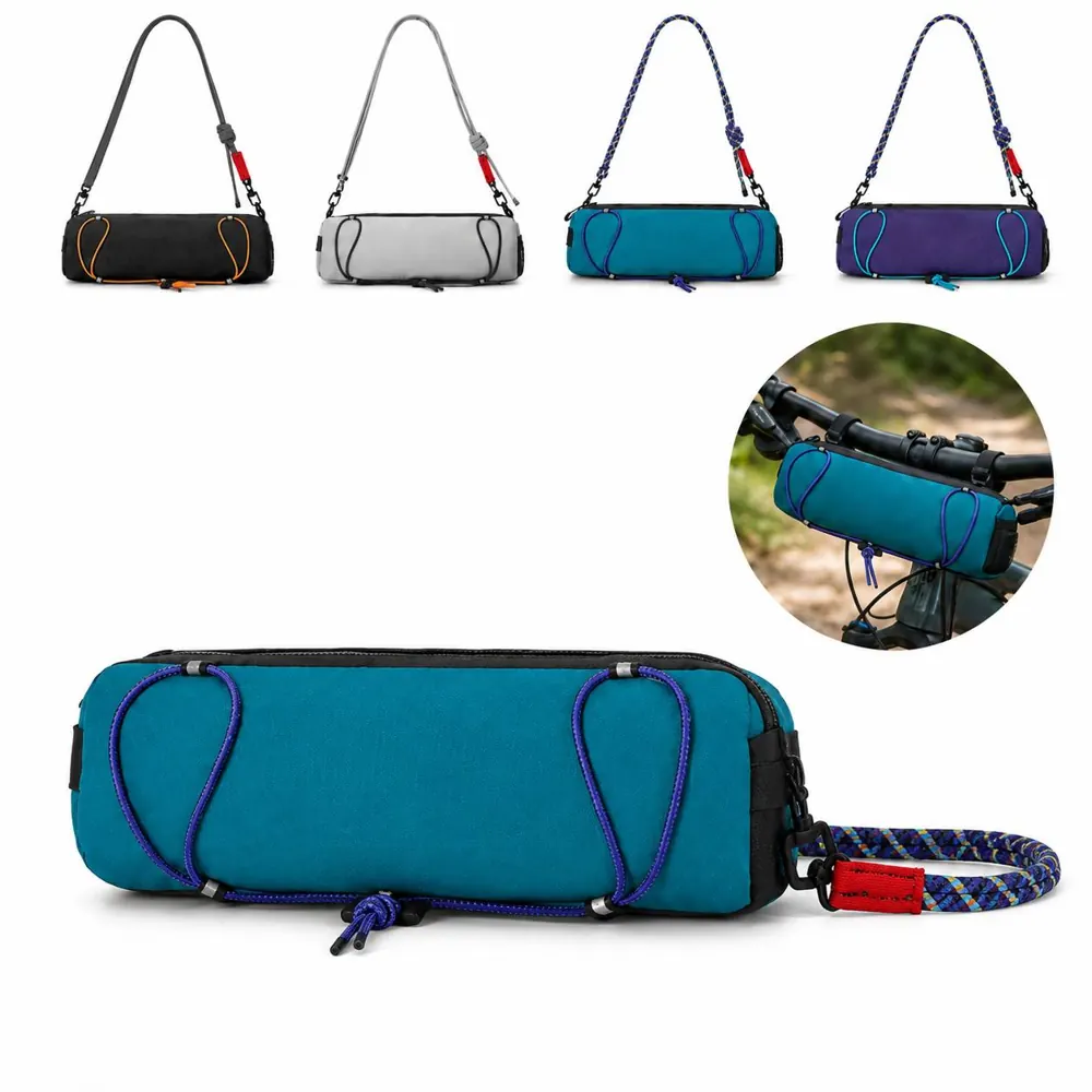 Water-Resistant Bike Frame Bag with Multiple Compartments 2