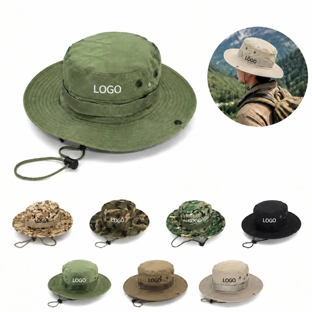 Reversible Wide Brim Sun Bucket Hat UPF 50