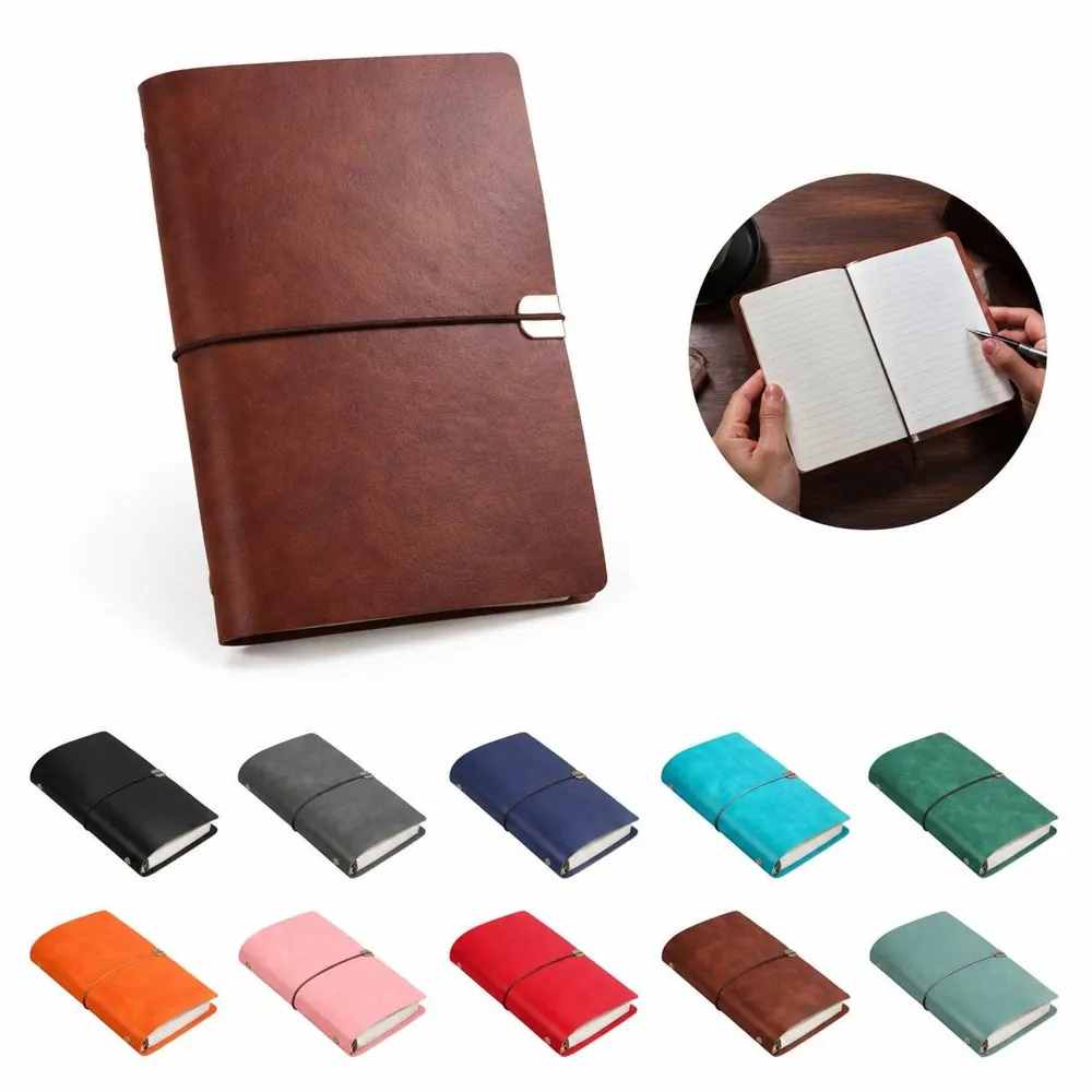 Lined Leather Journal Refillable for Writing Notes 2