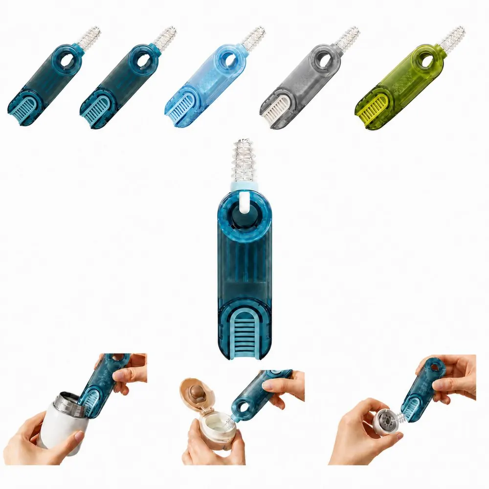 Cup Lid Gap Cleaning Brush Set for Tight Spaces 2