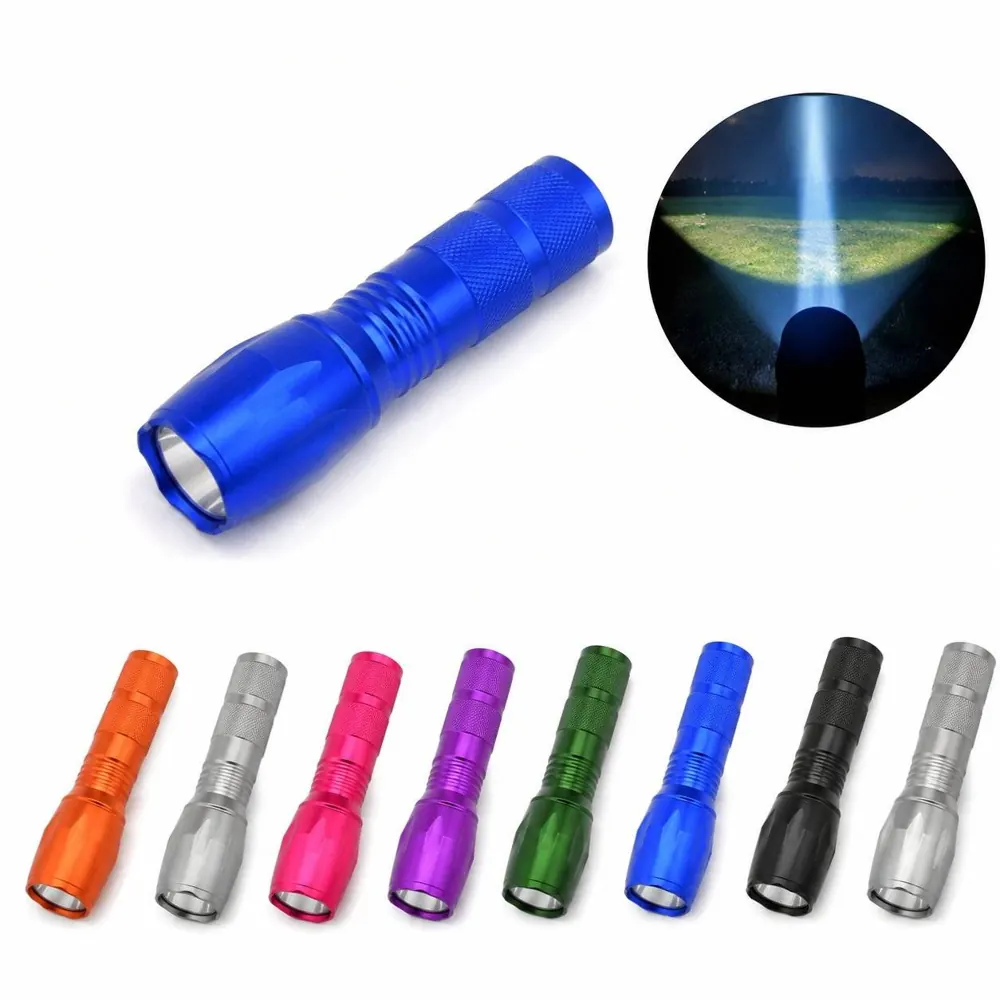 Portable Waterproof LED Flashlight with Strobe 2