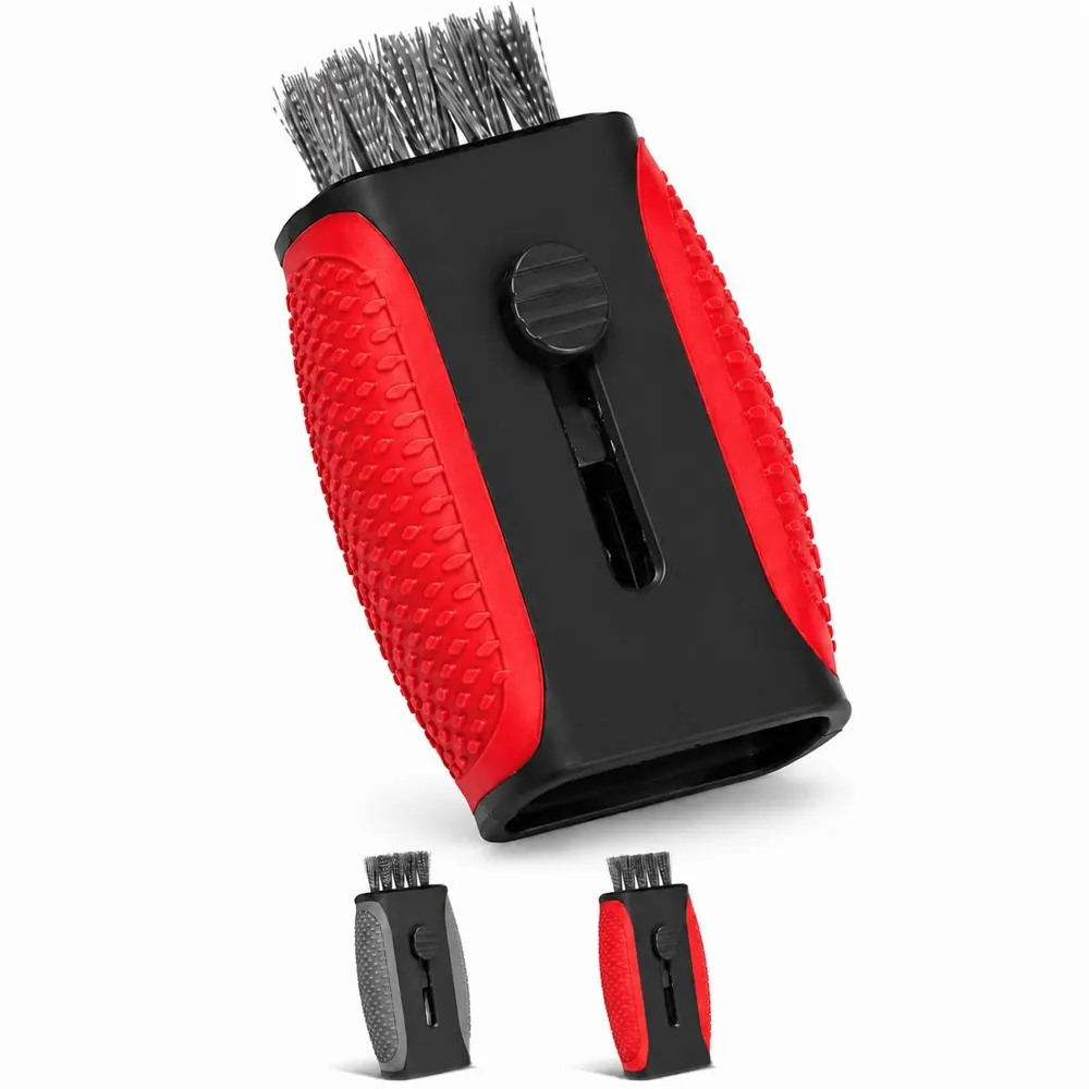 Portable Golf Club Cleaning Brush with Durable Bristles 2