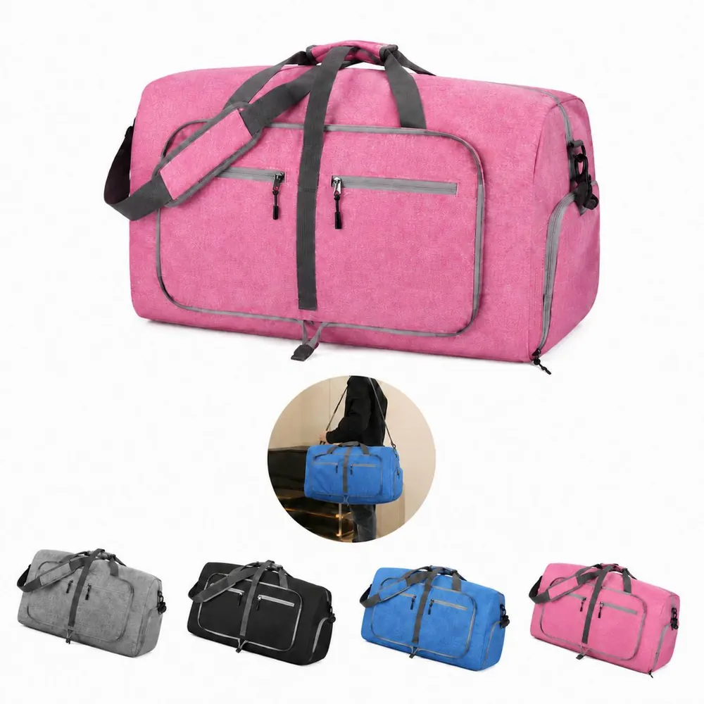 Foldable Travel Duffel with Shoe Compartment 2