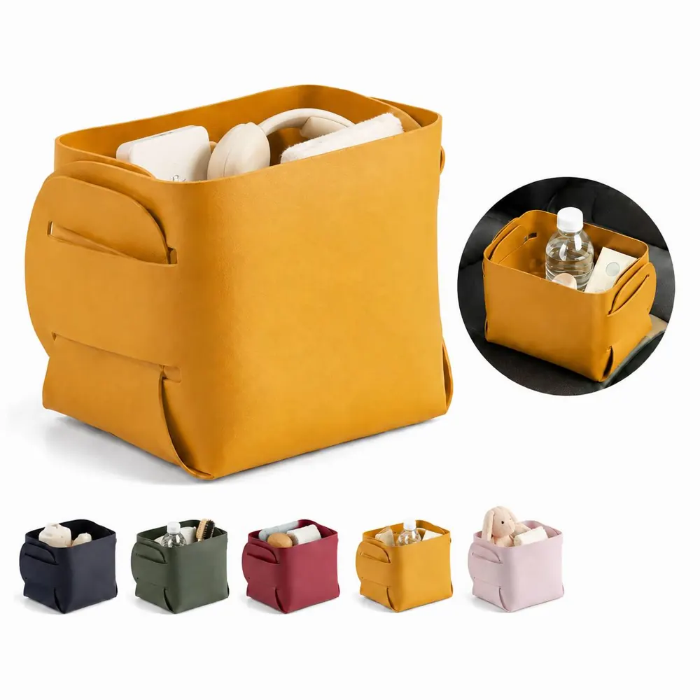 Foldable Decorative Desk Organizer Tray for Sundries 2