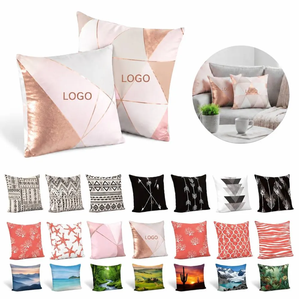 High-Loft Polyester Throw Pillow Insert with Soft Cover