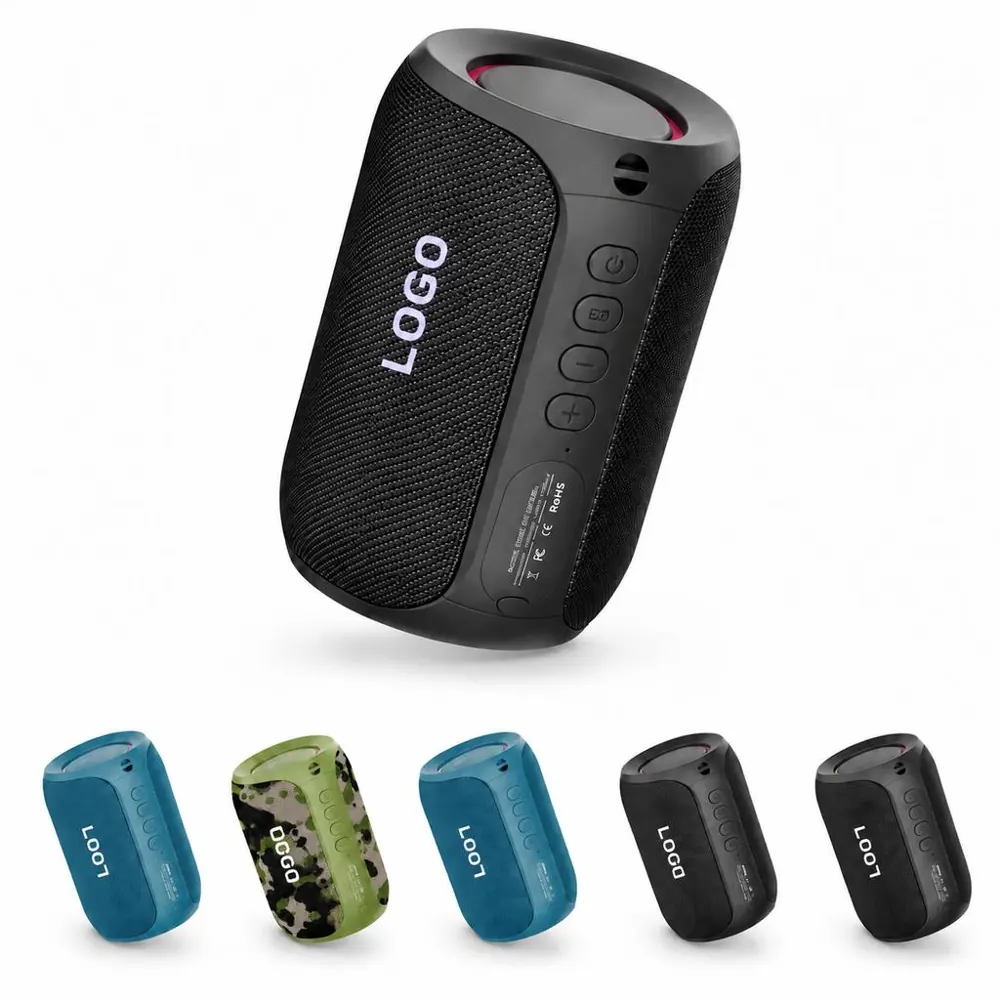 Portable Wireless Speaker with LED Lights 40W