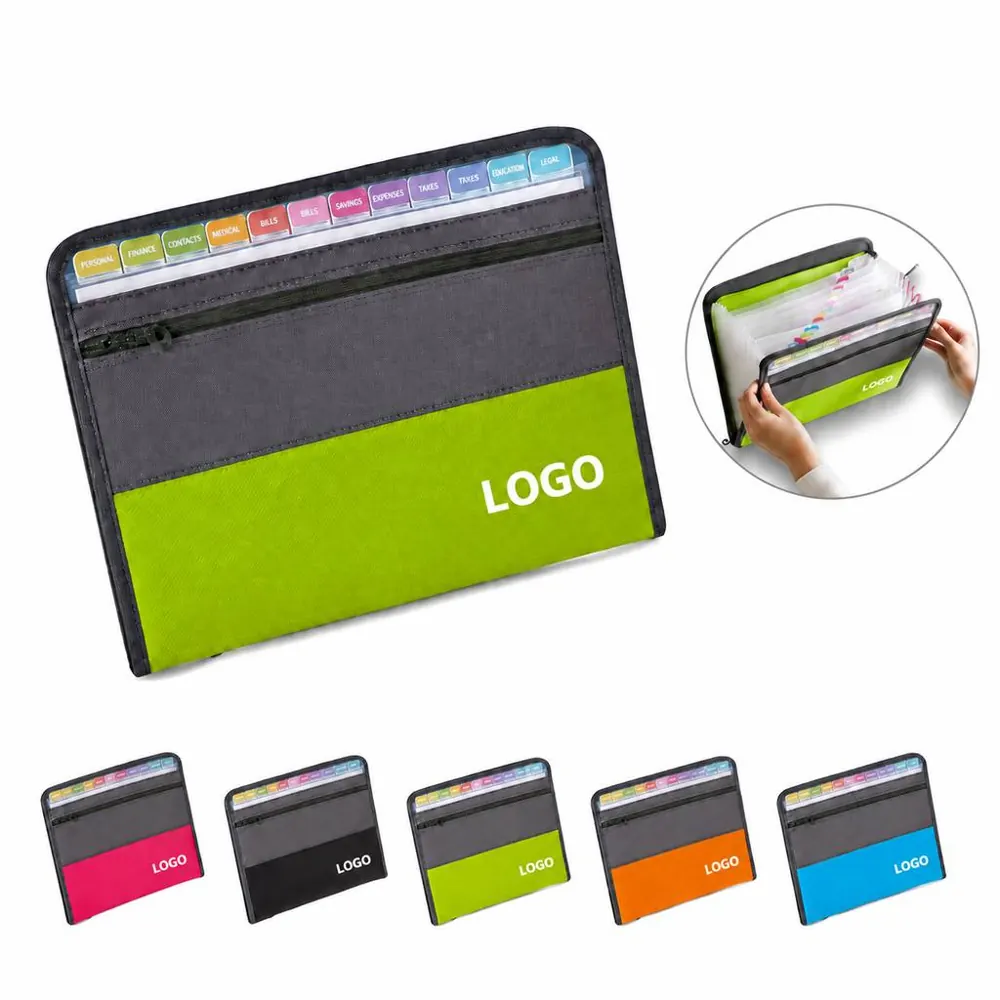 A4 Expanding Document Organizer with Multiple Pockets
