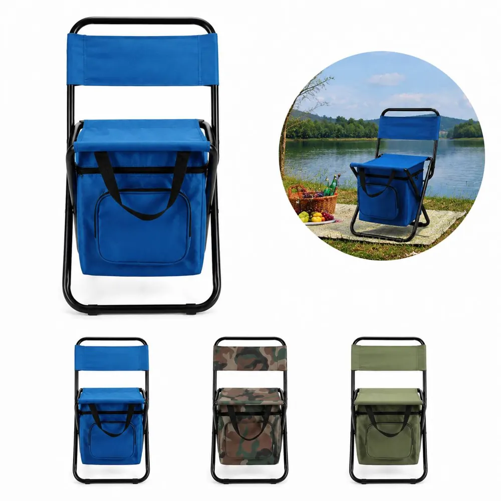 Portable Folding Chair with Padded Seat and Backrest 2