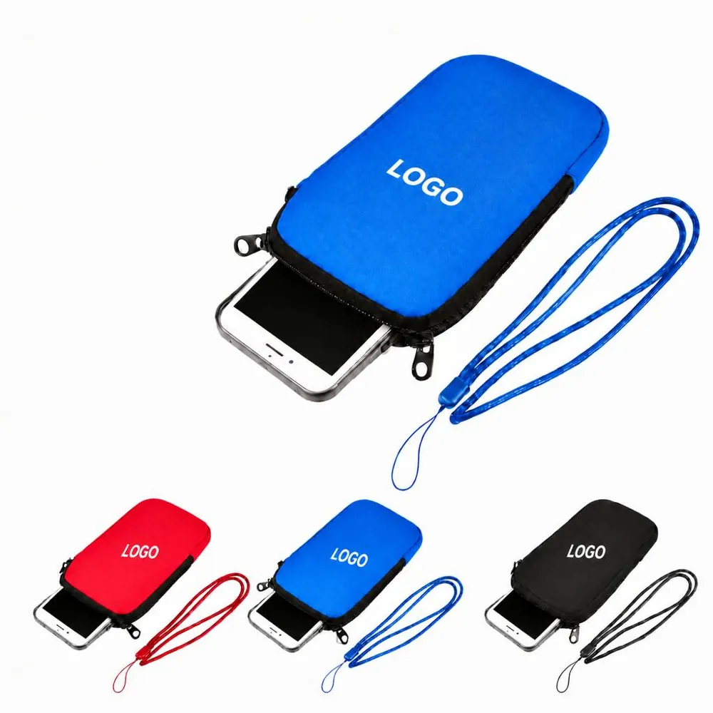 Protective Zippered Phone Case with Absorbing Lining