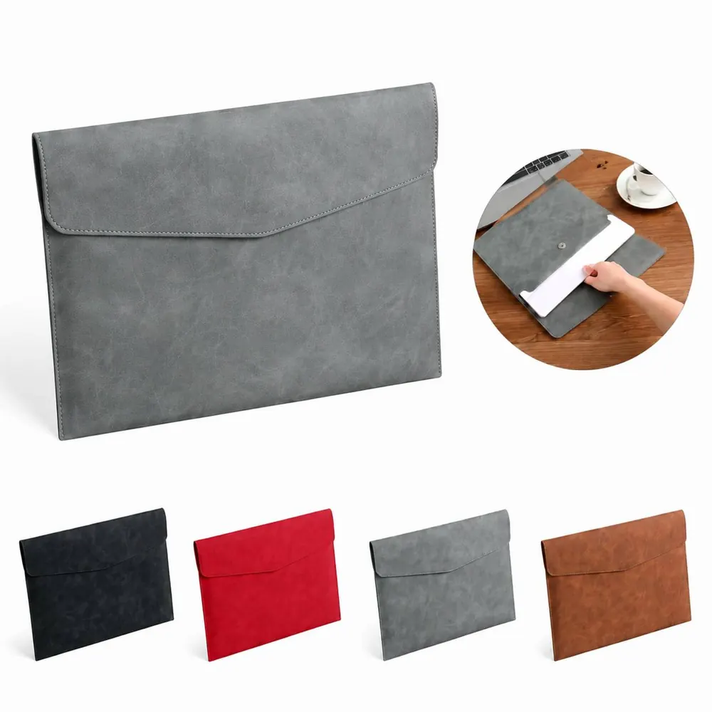 Water-Resistant Zippered Document Pouch for Business Papers 2