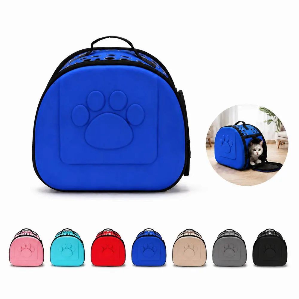 Soft-Sided EVA Pet Travel Tote for Small Dogs Cats 2