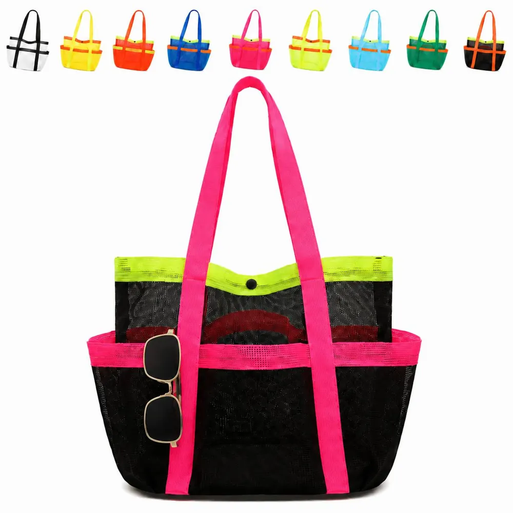 Large Water-Resistant Beach Tote for Essentials 2