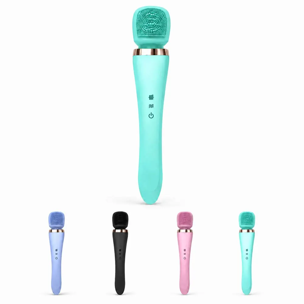 Waterproof Vibrating Silicone Body Cleansing Brush 2