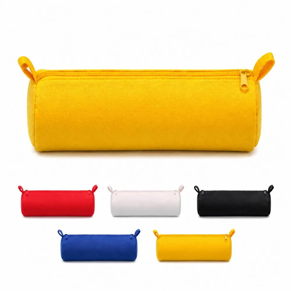 Compact Zippered Stationery Organizer Pouch for Pens and 2