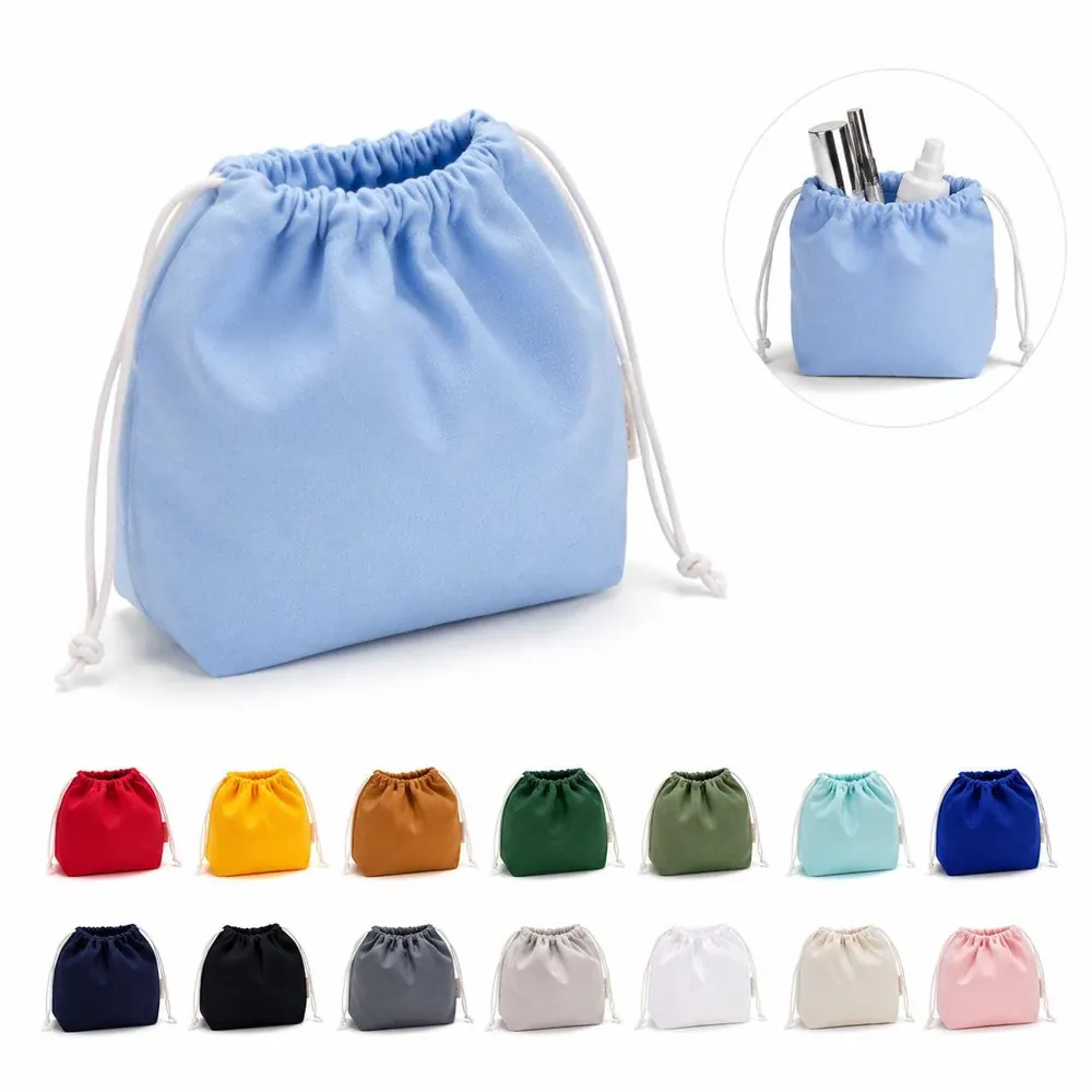 Cotton Canvas Drawstring Storage Bag for Organizing 2
