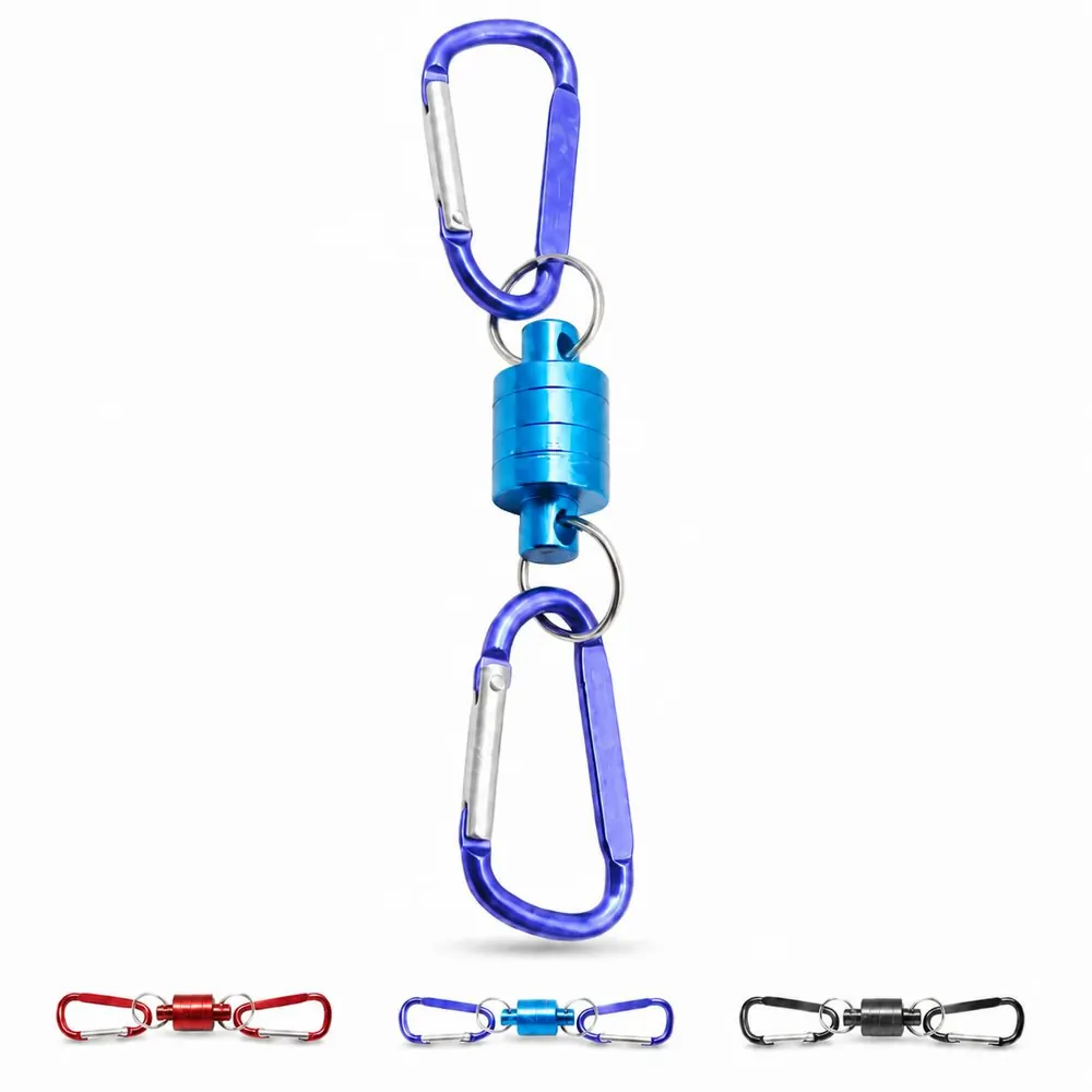 Magnetic Quick Release Keychain with Dual Lock 2