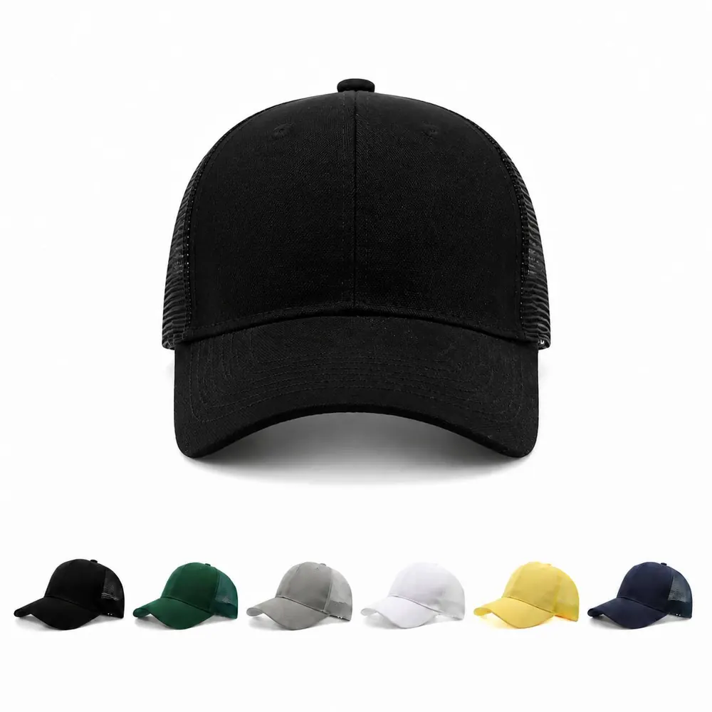 Custom Embroidered Mesh Back Adjustable Snapback Hat 2
