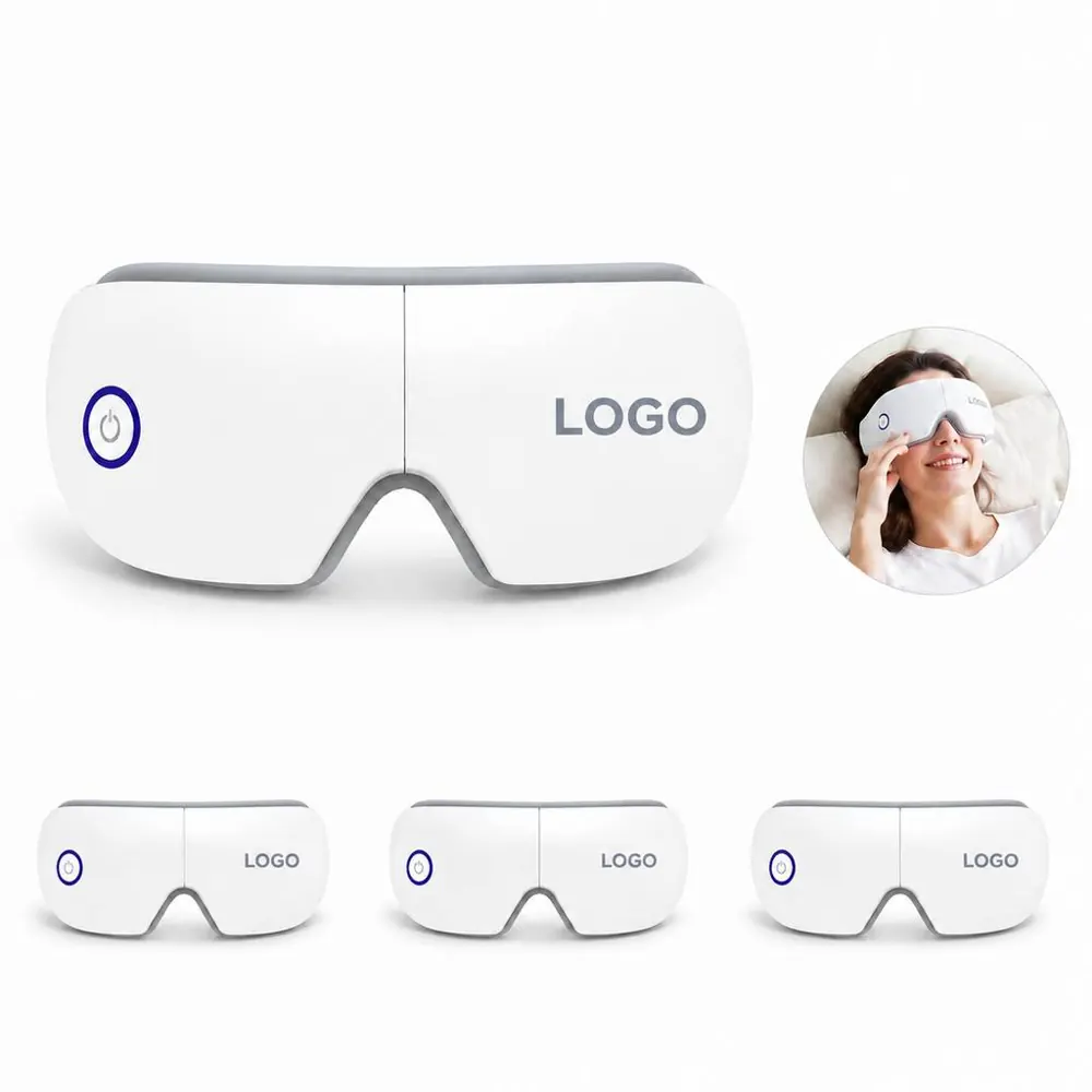 Heated Compression Eye Massager for Eye Strain Relief